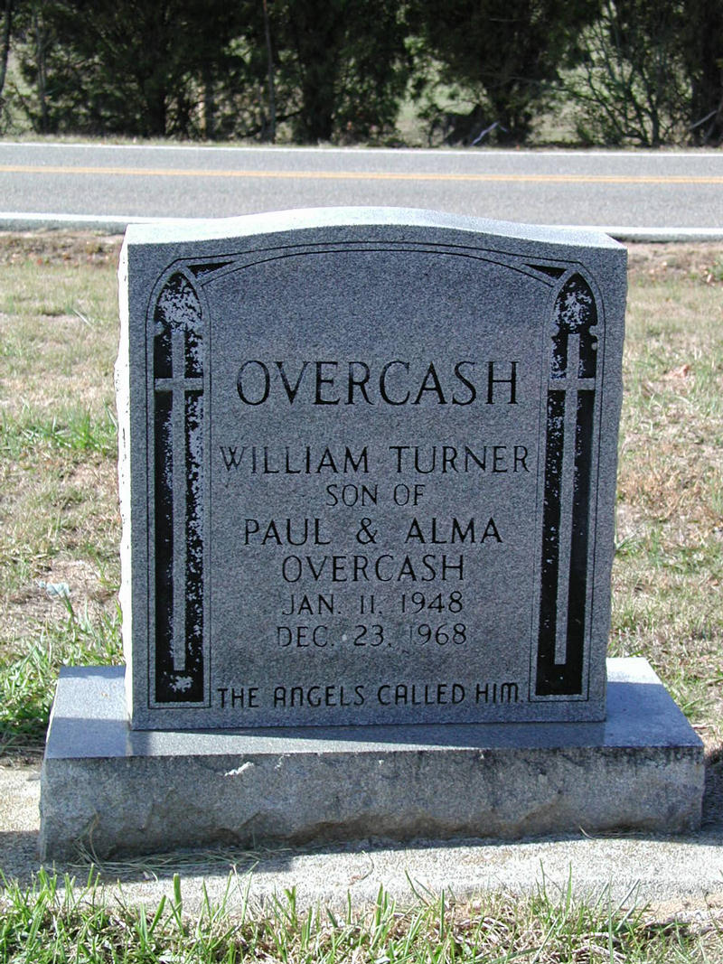 William Overcash tombstone 1